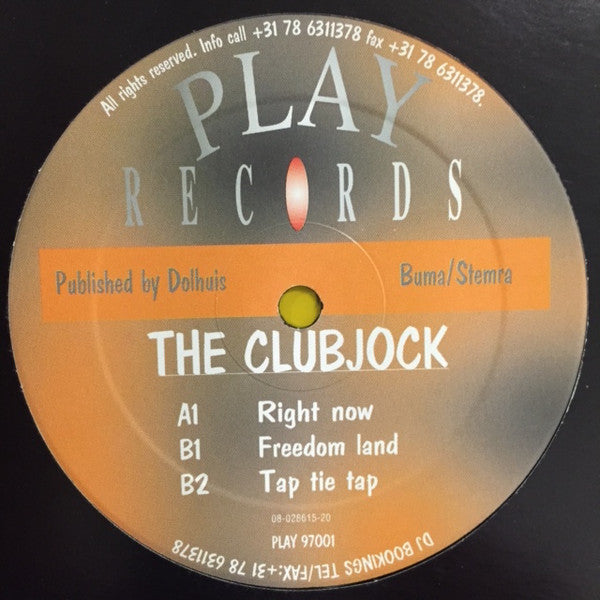 The Clubjock : Right Now (12")