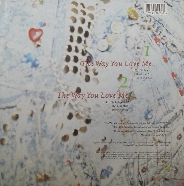 Karyn White : The Way You Love Me (12", Maxi, Pic)