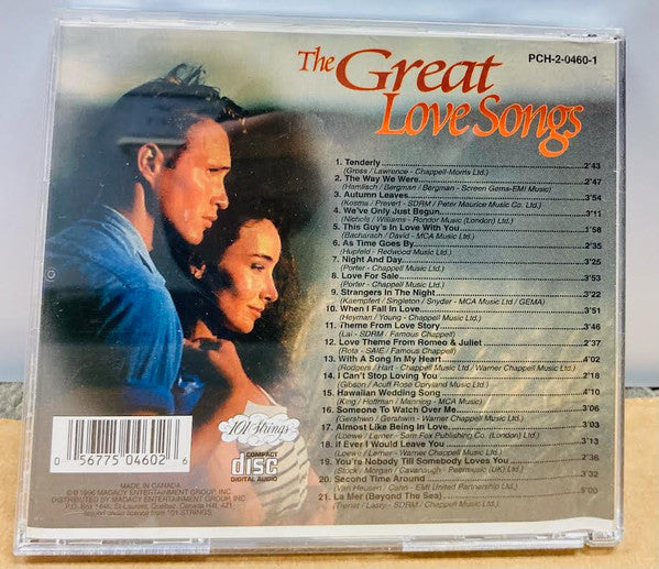 101 Strings : The Great Love Songs (CD, Album)