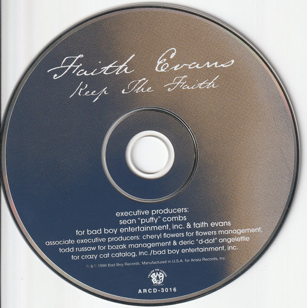 Faith Evans : Keep The Faith (CD, Album, Club, RE, Com)