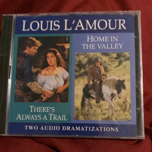 Louis L’amour - Home In The Valley / There’s Always A Trail (Audiobook) [2xCD] {New}