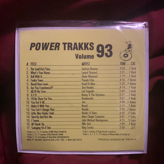 Varios - Power Trakks Volumen 093