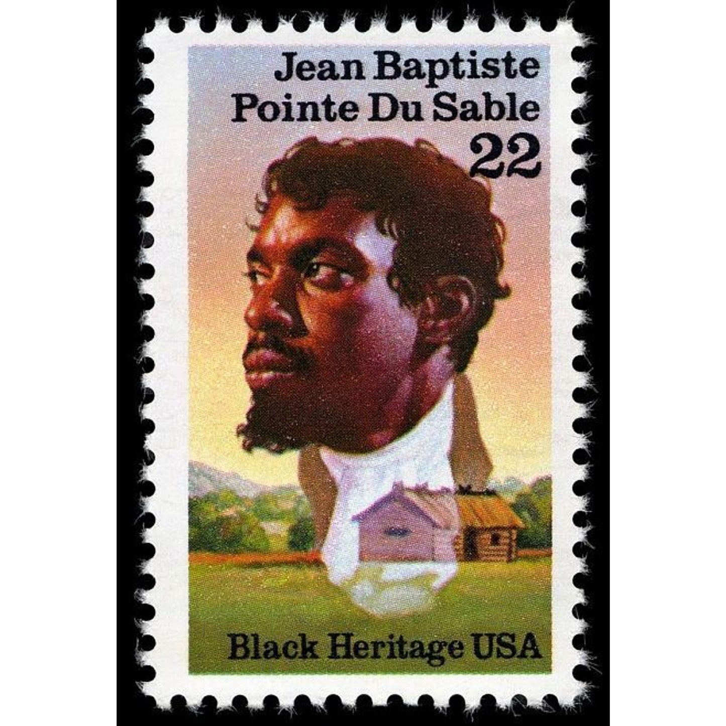 [Lapel Pin] Jean Baptise Pointe Du Sable [Lapel Pin]