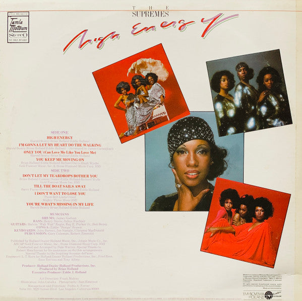 The Supremes : High Energy (LP, Album, TP)