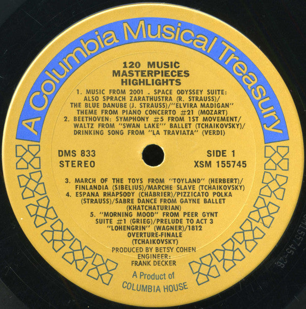 Various : 120 Music Masterpieces (2xLP, Comp)