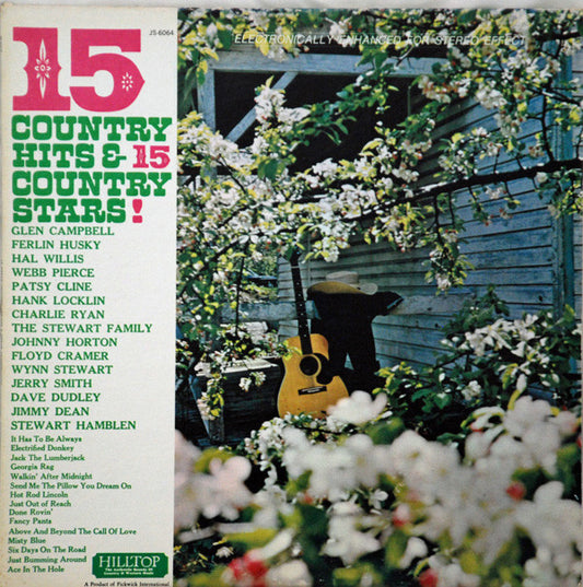 Various : 15 Country Hits & 15 Country Stars (LP, Comp)