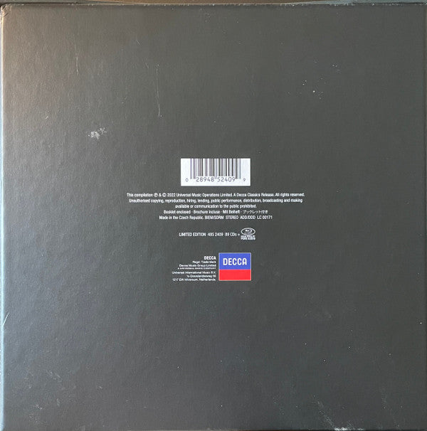 Vladimir Ashkenazy : Complete Solo Recordings (89xCD, Comp, RM + Blu-ray, Blu-ray-A + Box, Ltd)