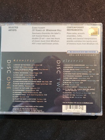 Various : Sanctuary (20 Years Of Windham Hill) (2xCD, Comp)