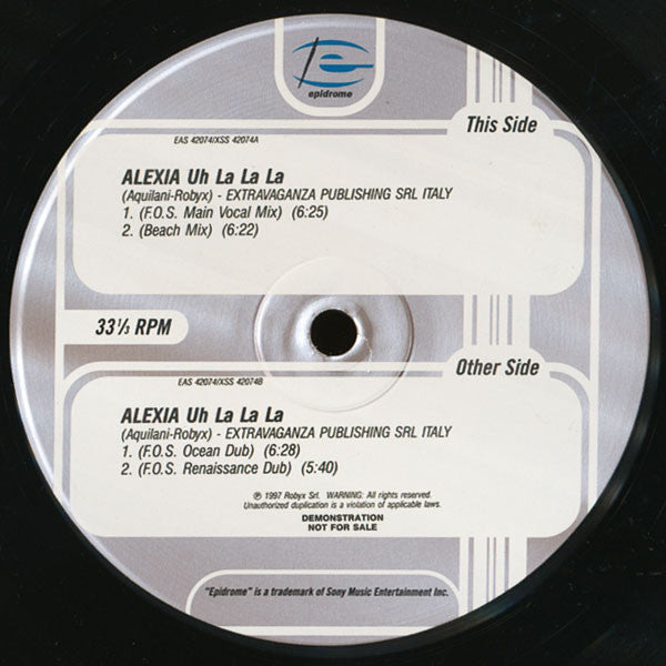 Alexia : Uh La La La (12", Promo)