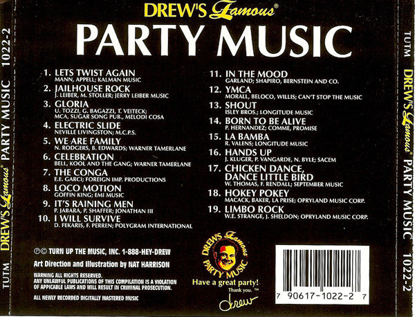 The Hit Crew : Drew's Famous Party Music (CD, Album)