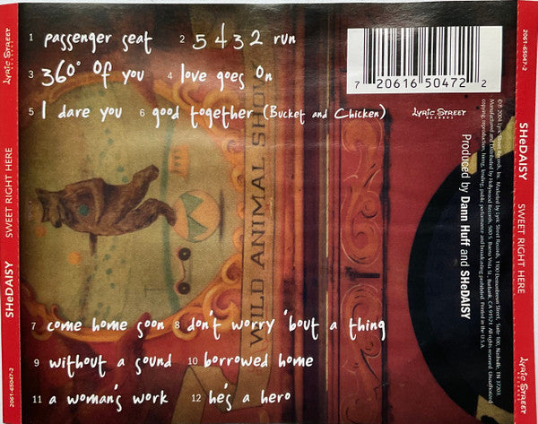 SHeDAISY : Sweet Right Here (CD, Album)