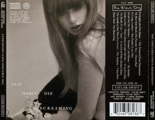 Taylor Swift : The Tortured Poets Department (CD, Album, "Th)