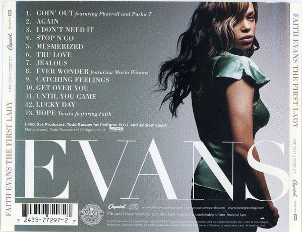 Faith Evans : The First Lady (CD, Album)