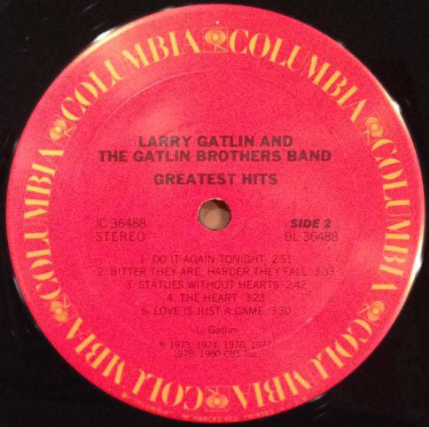 Larry Gatlin And The Gatlin Brothers Band* : Greatest Hits (LP, Comp, Ter)