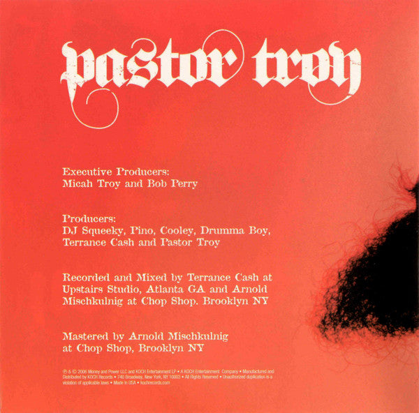 Pastor Troy : By Choice Or By Force (CD, Album, Club)