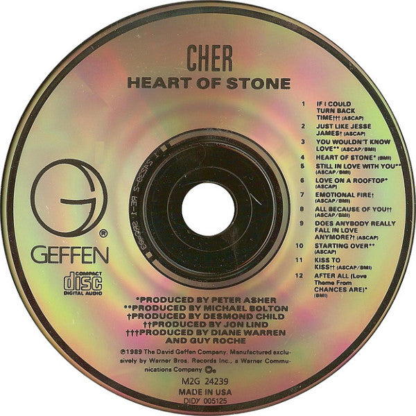 Cher : Heart Of Stone (CD, Album, Club)