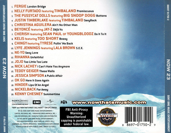 Various : Now That's What I Call Music! 23 (CD, Comp, Son)