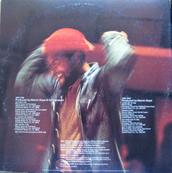 Marvin Gaye : Let's Get It On (LP, Album, Gat)