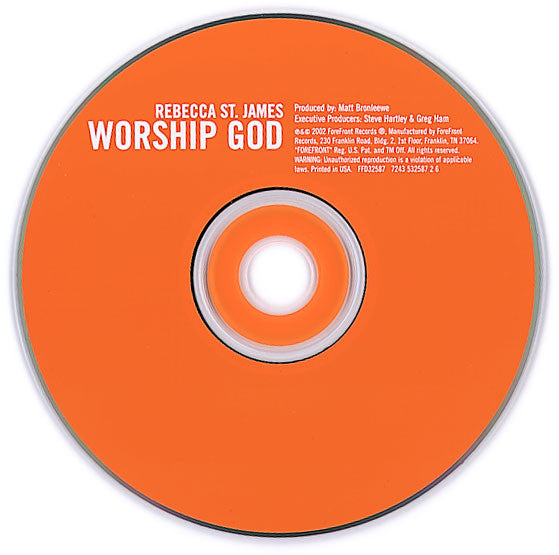 Rebecca St. James : Worship God (CD, Album)