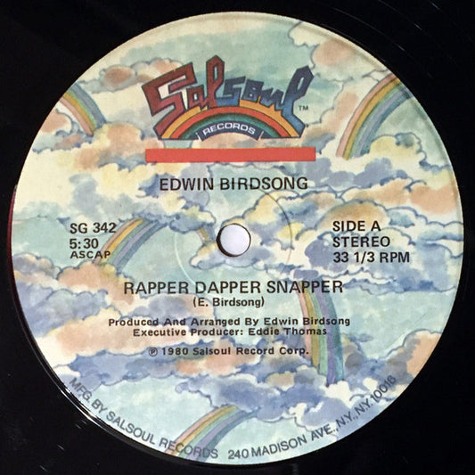 Edwin Birdsong : Rapper Dapper Snapper (12", Single)