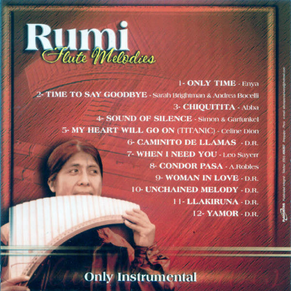 Rumi (8) : Flute Melodies Vol. 1 (CD, Album)