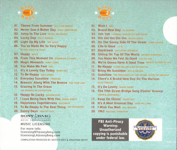 Various : Digging For Your Scene: Vol. 3 - Happiness (2xCD, Comp, Promo)