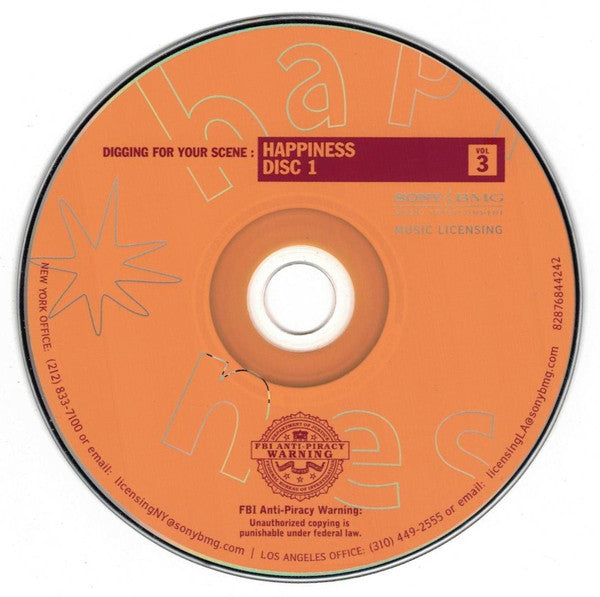 Various : Digging For Your Scene: Vol. 3 - Happiness (2xCD, Comp, Promo)