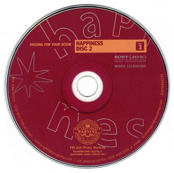 Various : Digging For Your Scene: Vol. 3 - Happiness (2xCD, Comp, Promo)