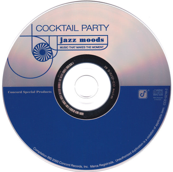 Various : Jazz Moods: Cocktail Party (CD, Comp, RE)