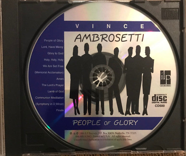 Vince Ambrosetti, National Philharmonic Orchestra : People Of Glory (CD, Album)