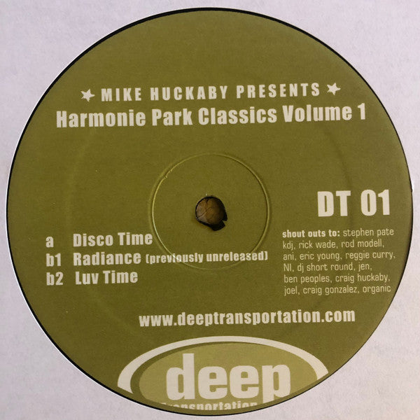 Mike Huckaby : Harmonie Park Classics Volume 1 (12", RE, RM)