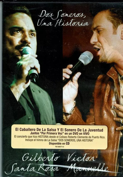 Gilberto Santa Rosa, Victor Manuelle : Dos Soneros, Una Historia (DVD-V, Album, NTSC)