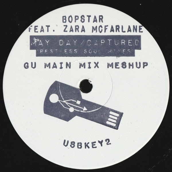 Bopstar Feat.  Zara McFarlane : May Day / Captured (Restless Soul Mixes) (GU Main Mix Meshup) (12", S/Sided, W/Lbl, Sta)