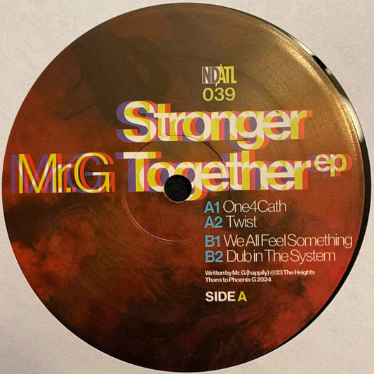 Mr. G : Stronger Together  (12", EP)