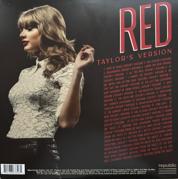 Taylor Swift : Red (Taylor's Version) (4xLP, Album, Ltd, RE, Red)