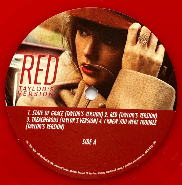 Taylor Swift : Red (Taylor's Version) (4xLP, Album, Ltd, RE, Red)