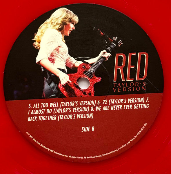 Taylor Swift : Red (Taylor's Version) (4xLP, Album, Ltd, RE, Red)