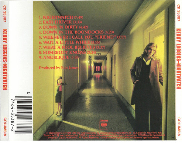 Kenny Loggins : Nightwatch (CD, Album, RE)