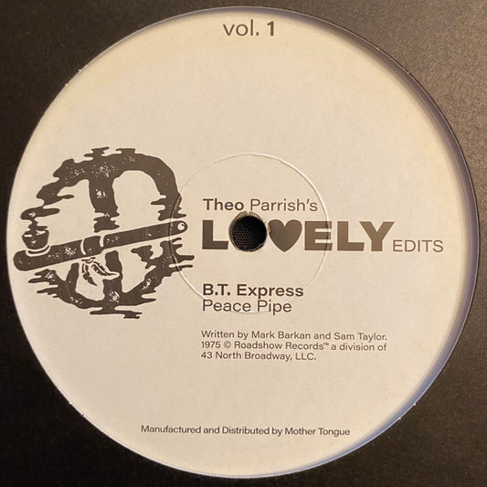 Various, Theo Parrish : Theo Parrish’s Lovely Edits Vol 1 (12")