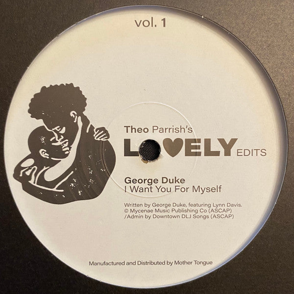 Various, Theo Parrish : Theo Parrish’s Lovely Edits Vol 1 (12")