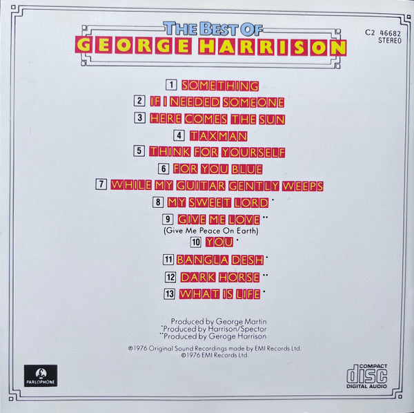George Harrison : The Best Of George Harrison (CD, Comp)