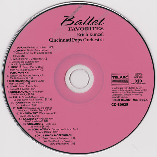 Erich Kunzel, Cincinnati Pops Orchestra : Ballet Favorites (CD)