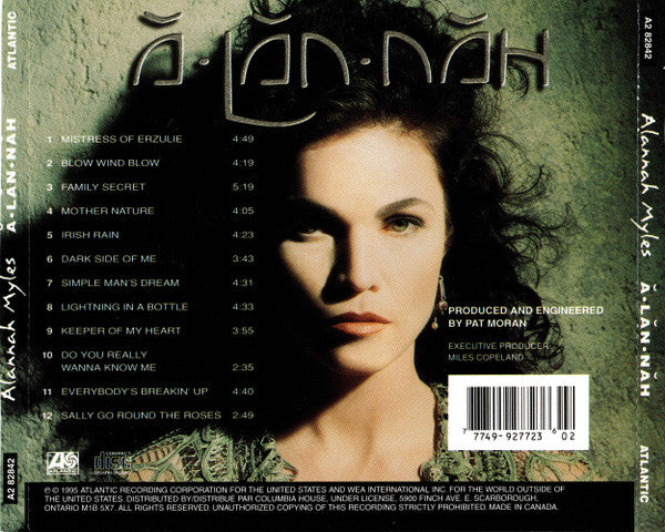Alannah Myles : Ă-lăn-năh (CD, Album, Club)
