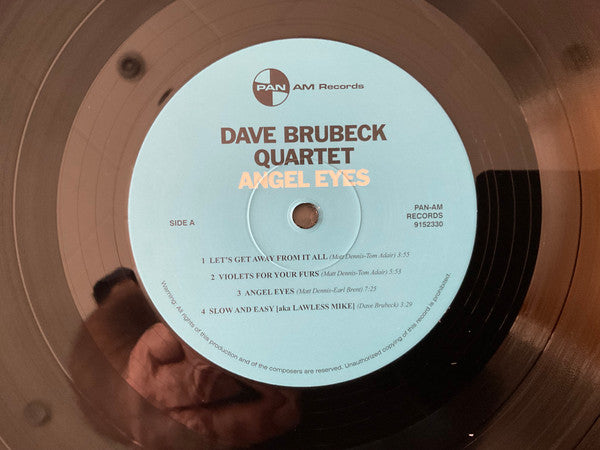 Dave Brubeck Quartet* : Angel Eyes (LP, Album, Ltd, RE, 180)