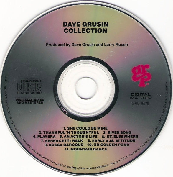 Dave Grusin : Collection (CD, Comp, Emb)