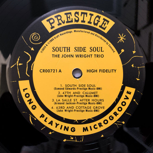 The John Wright Trio : South Side Soul (LP, Album, RE, 180)