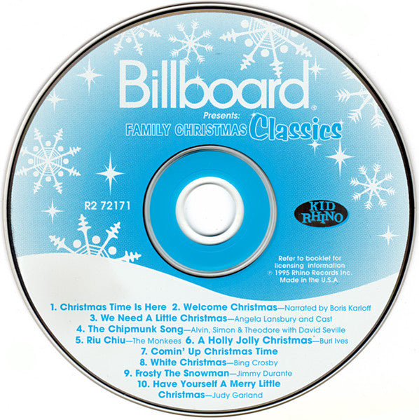 Various : Billboard Presents Family Christmas Classics (CD, Comp)