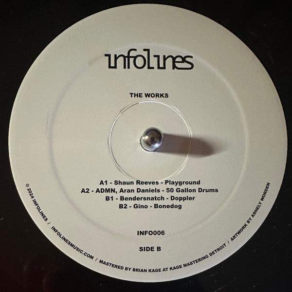 Shaun Reeves, ADMN, Aran Daniels, Bendersnatch, Gino (96) : The Works (12", EP)