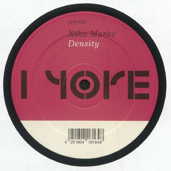 Niko Marks : Density (12")