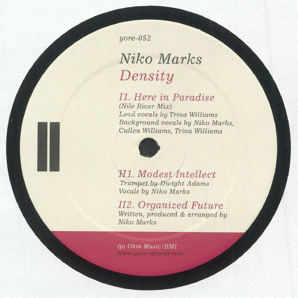 Niko Marks : Density (12")